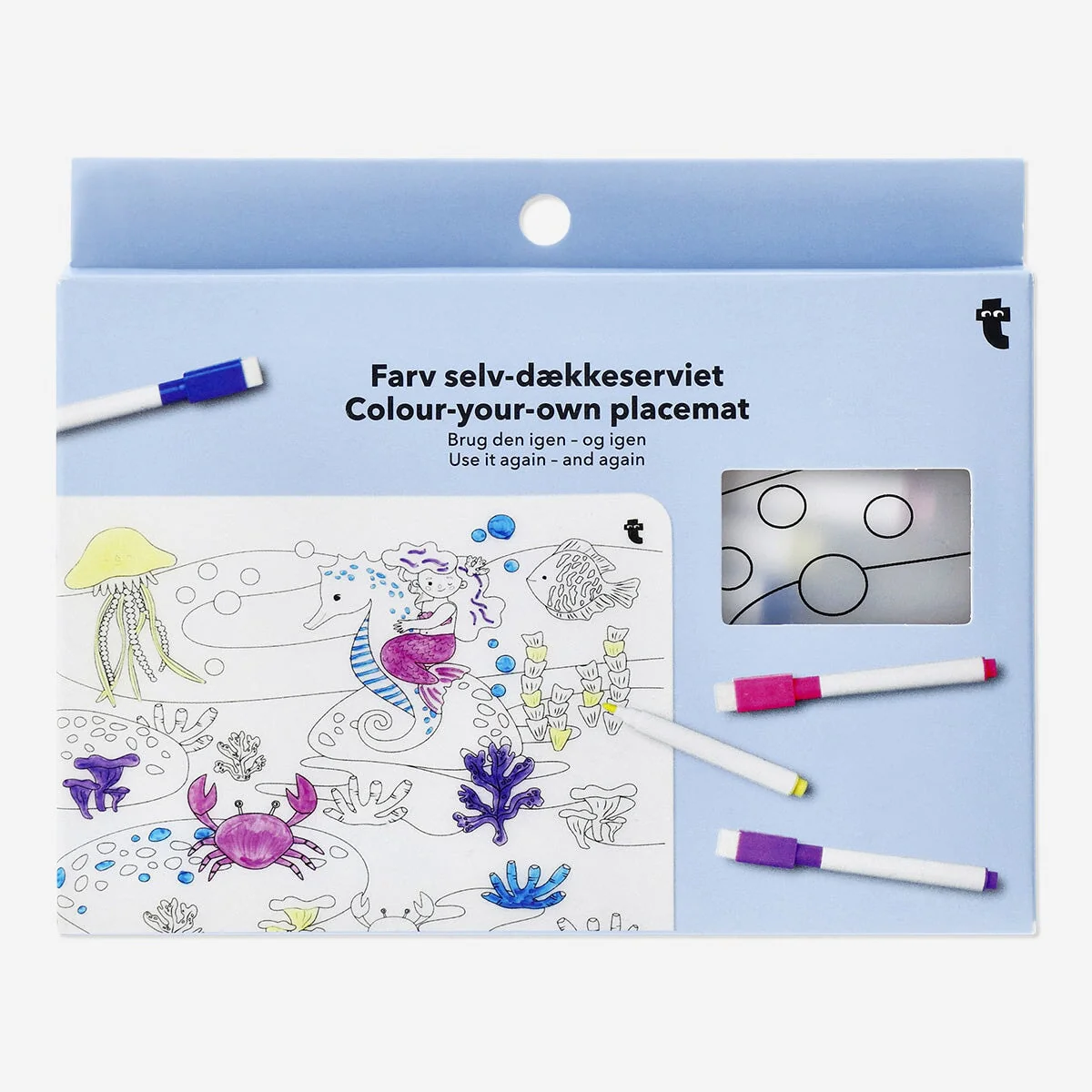 Colour-your-own placemat. With markers - Image 3