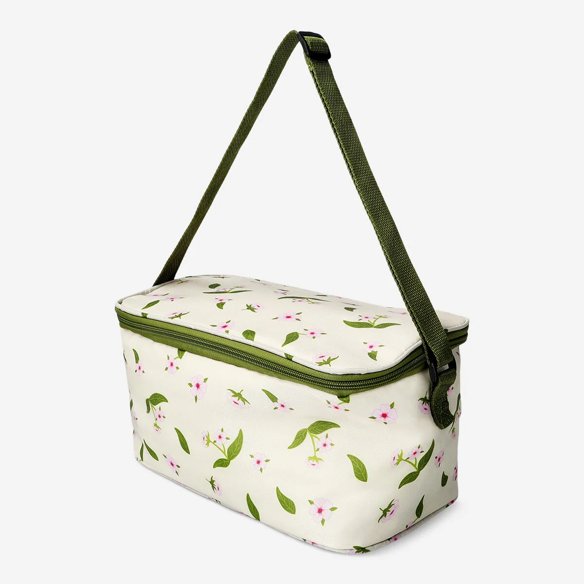 Cooler bag with cherry blossom print - Image 2