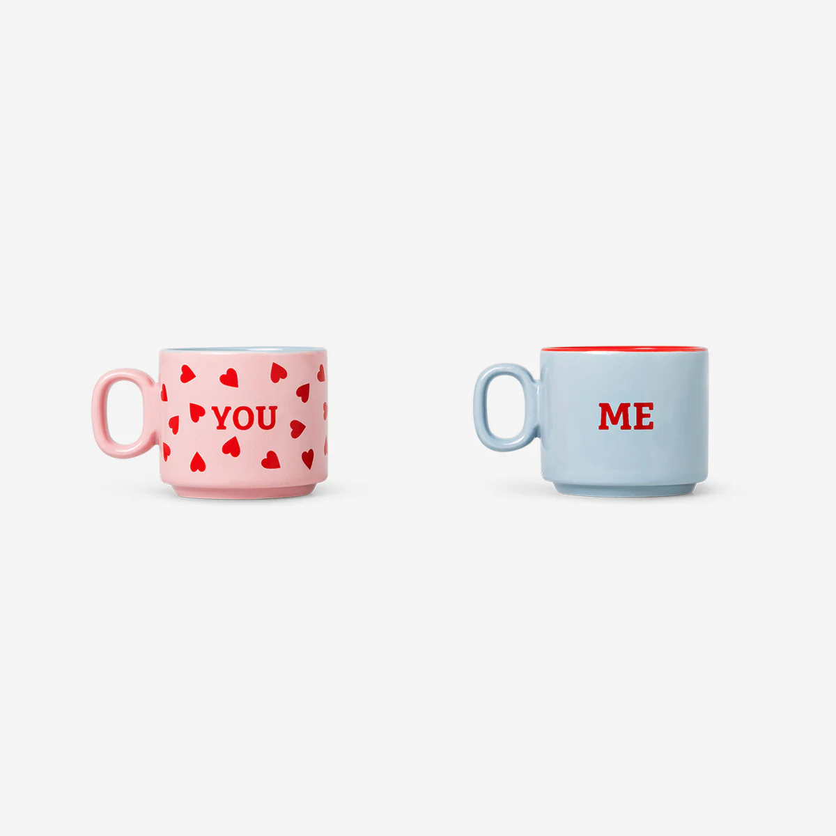 Cortado mugs with contrast colours - 2 pcs - Image 2