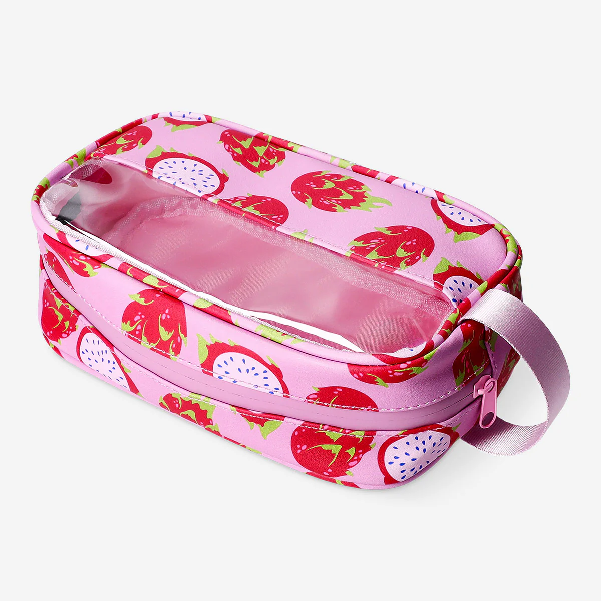 Cosmetic bag with dragon fruit print - Image 3