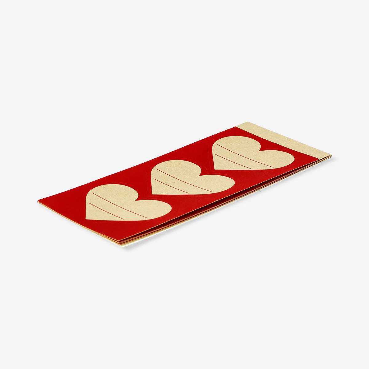 Adhesive heart gift tags - 15 pcs - Image 2