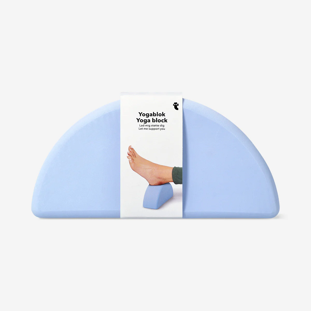 Blue curved yoga block - Image 3