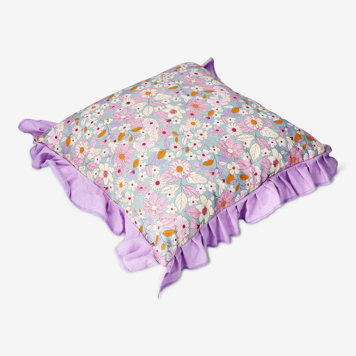 Cushion with flower print - Image 2