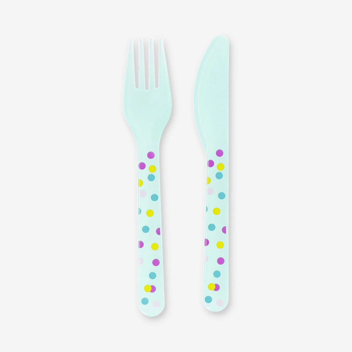 Cutlery set with foil detail - 6 pcs