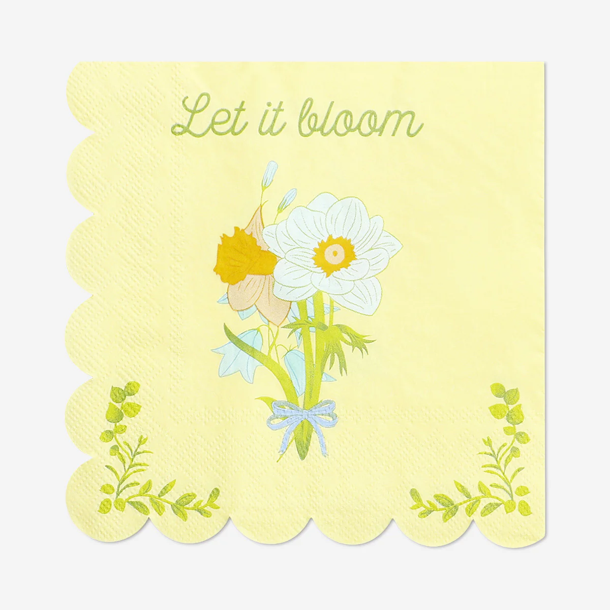 Daffodil Easter napkins - 16 pcs - Image 2