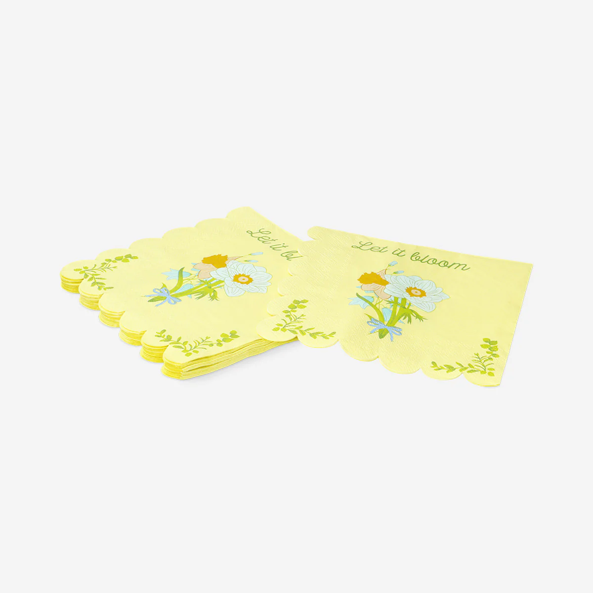Daffodil Easter napkins - 16 pcs - Image 3