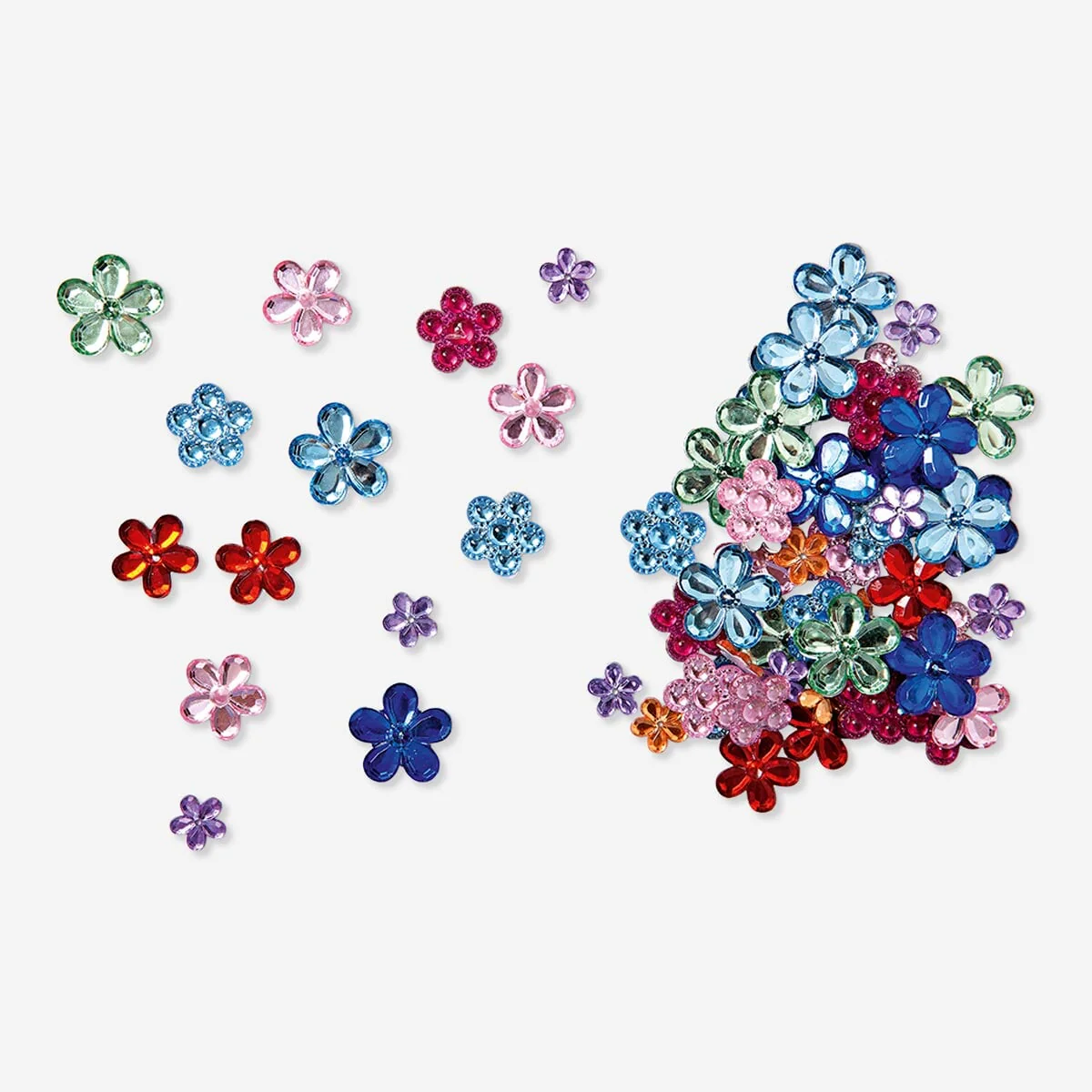 Decoration flowers. Adhesive