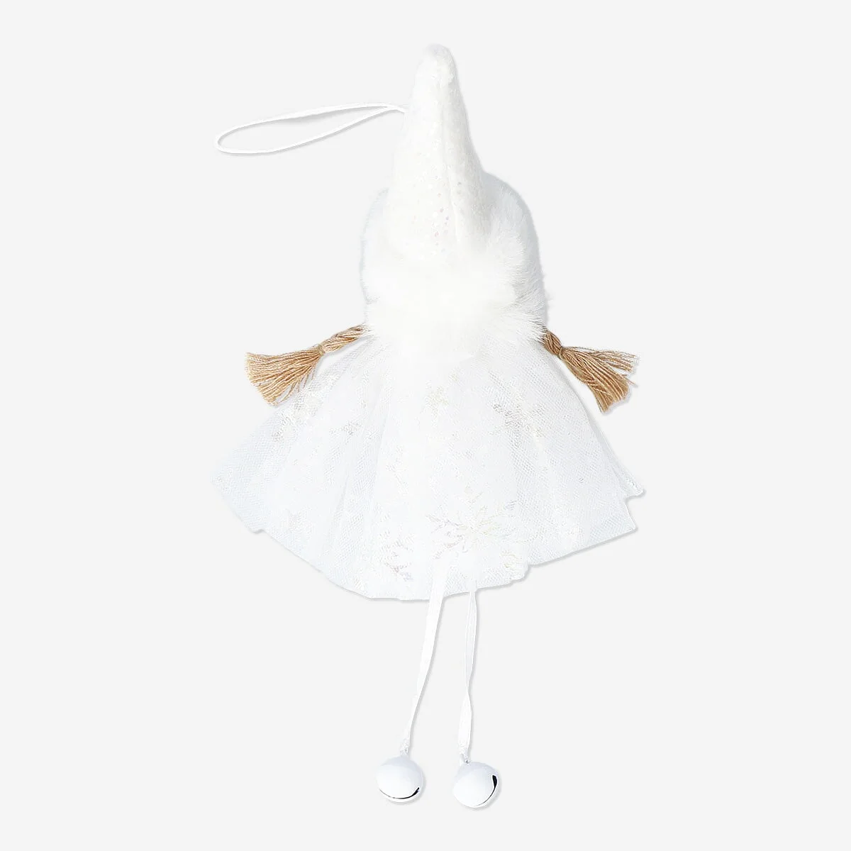 Decorative angel with blonde hair - Image 2