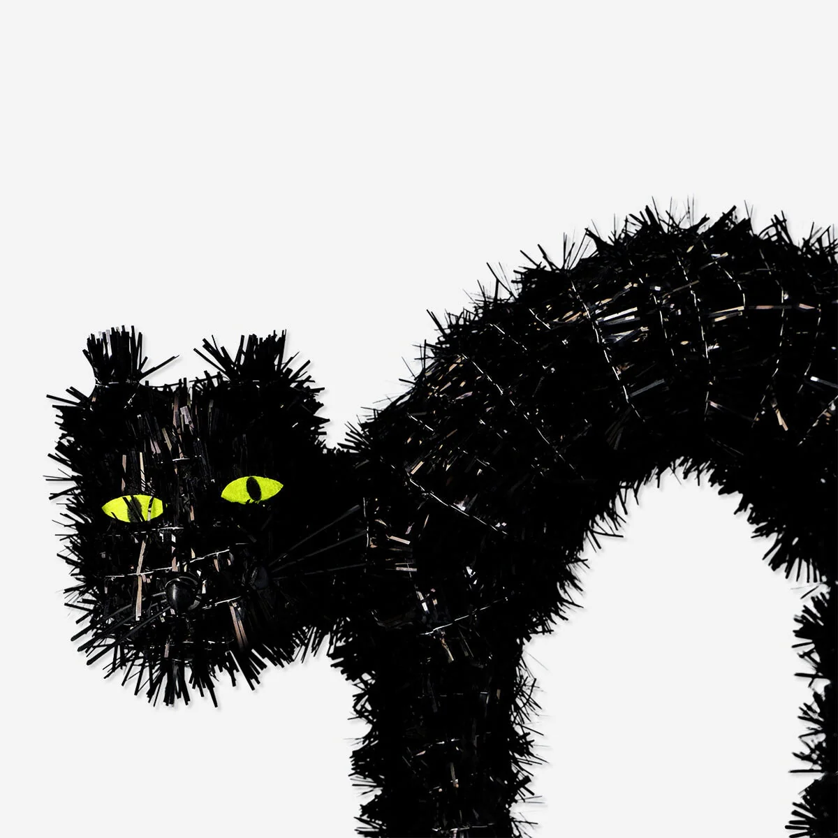 Decorative black standing cat - 34 cm - Image 2