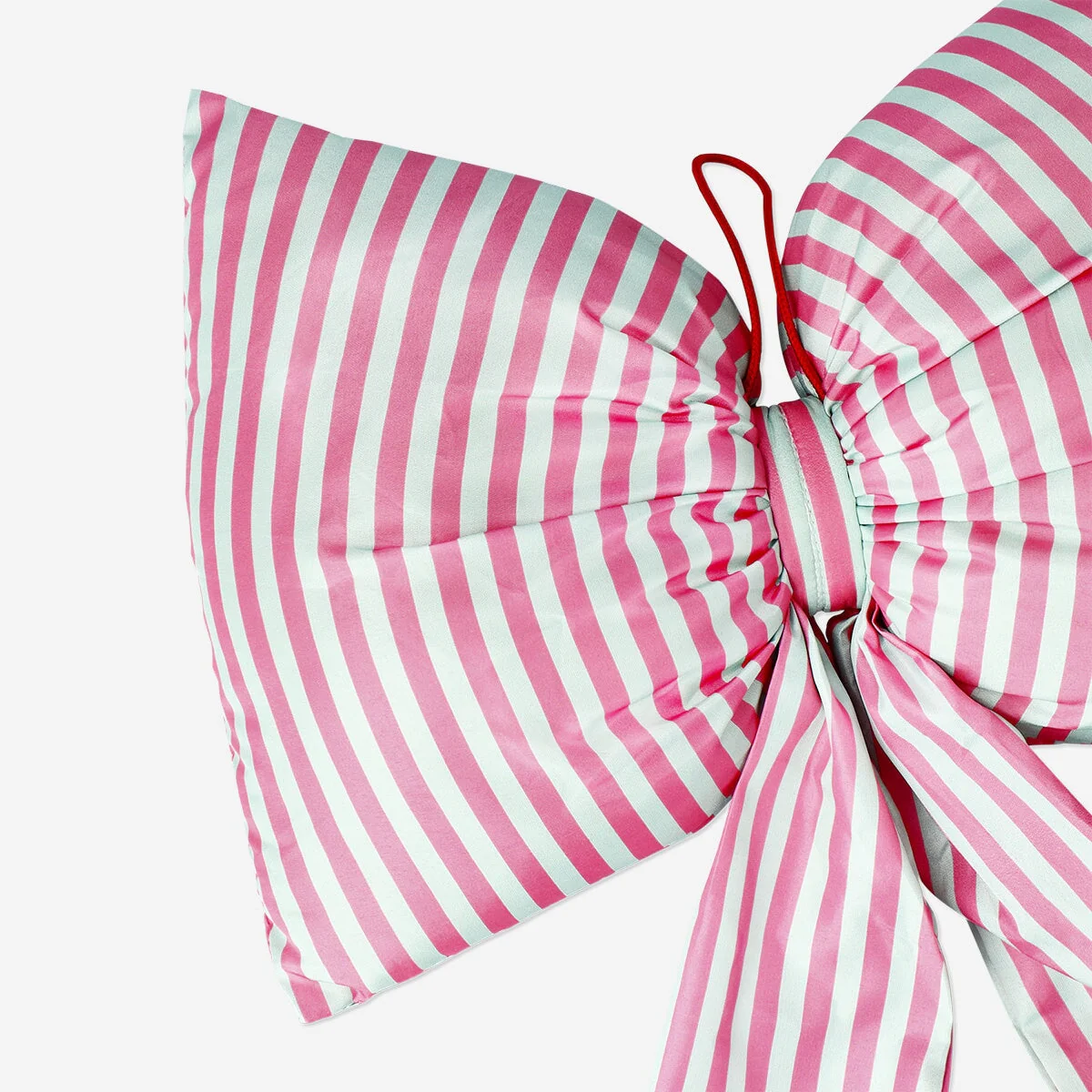 Decorative bow with stripes for hanging - 27 cm - Image 2