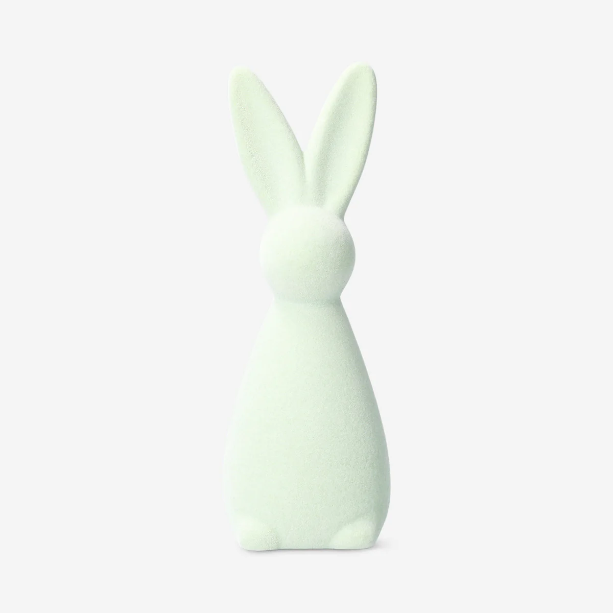Decorative flock rabbit