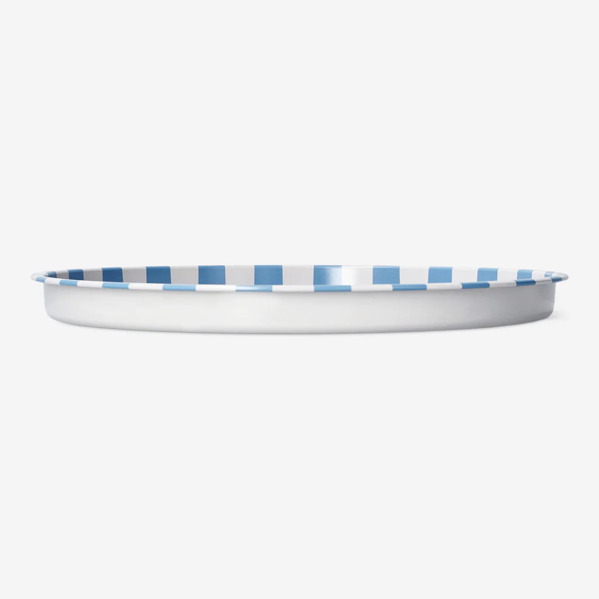 Decorative round metal tray - 31 cm - Image 4