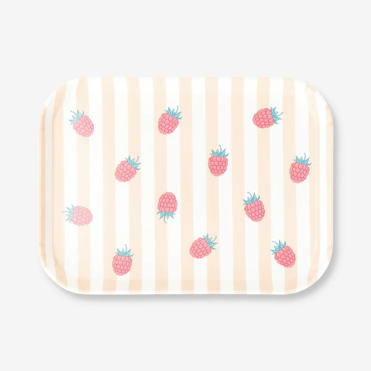 Decorative tray with strawberry print - 12 cm - Image 2