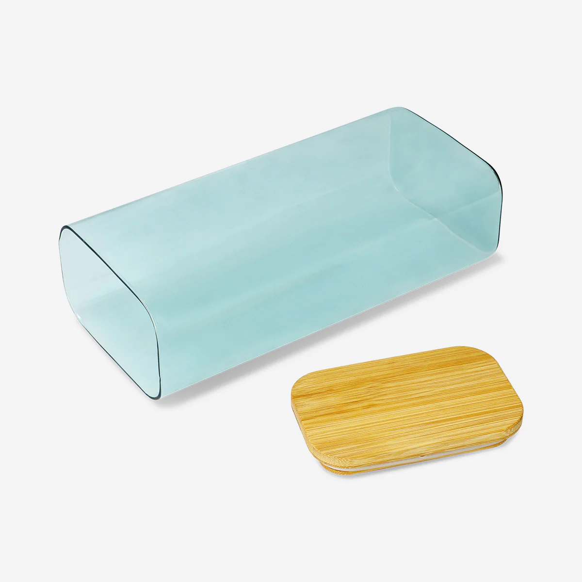 Designer Collection - Green glass storage container with lid - 2,3 L - Image 3