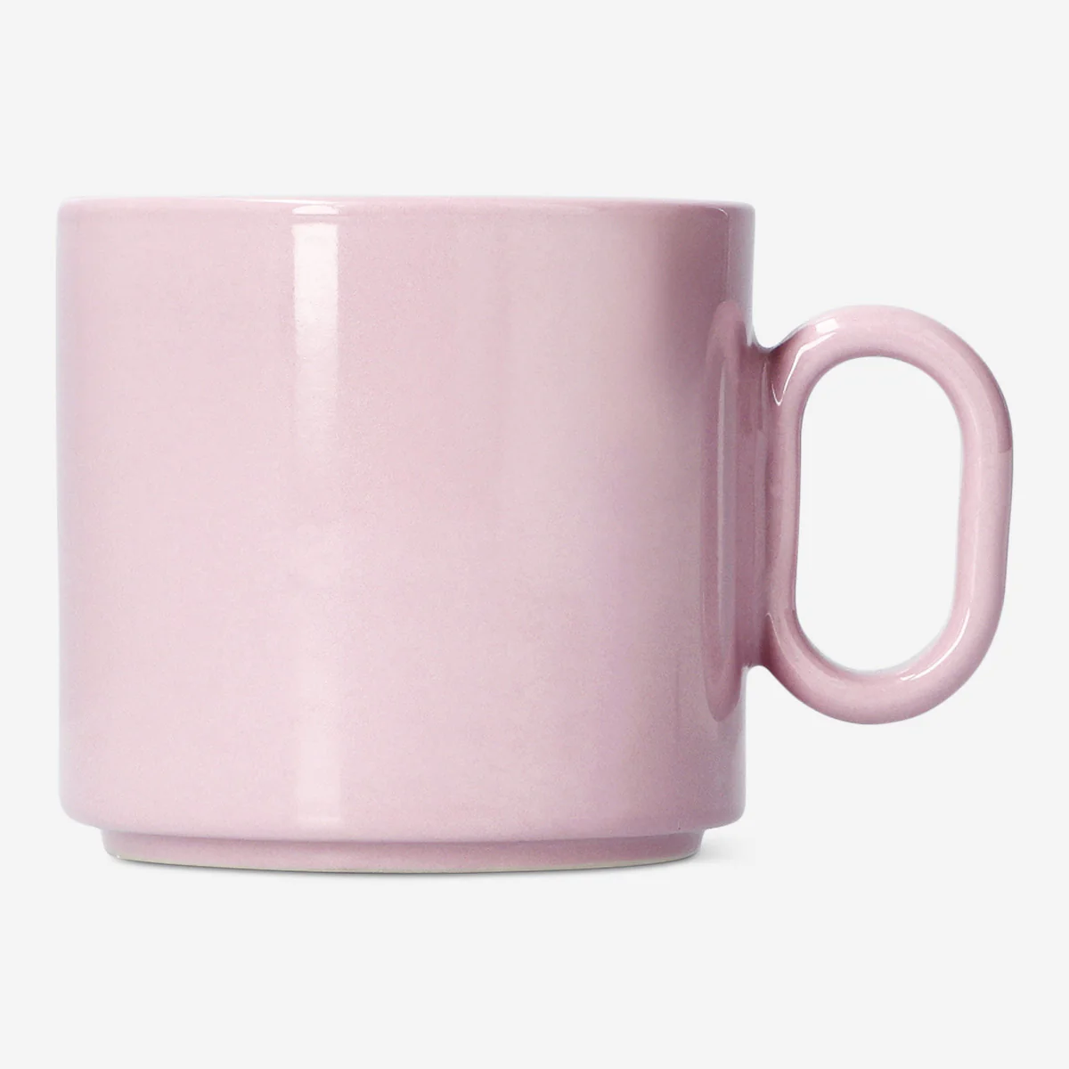 Designer Collection - Pink mug with oval handle - 313 ml - Image 2