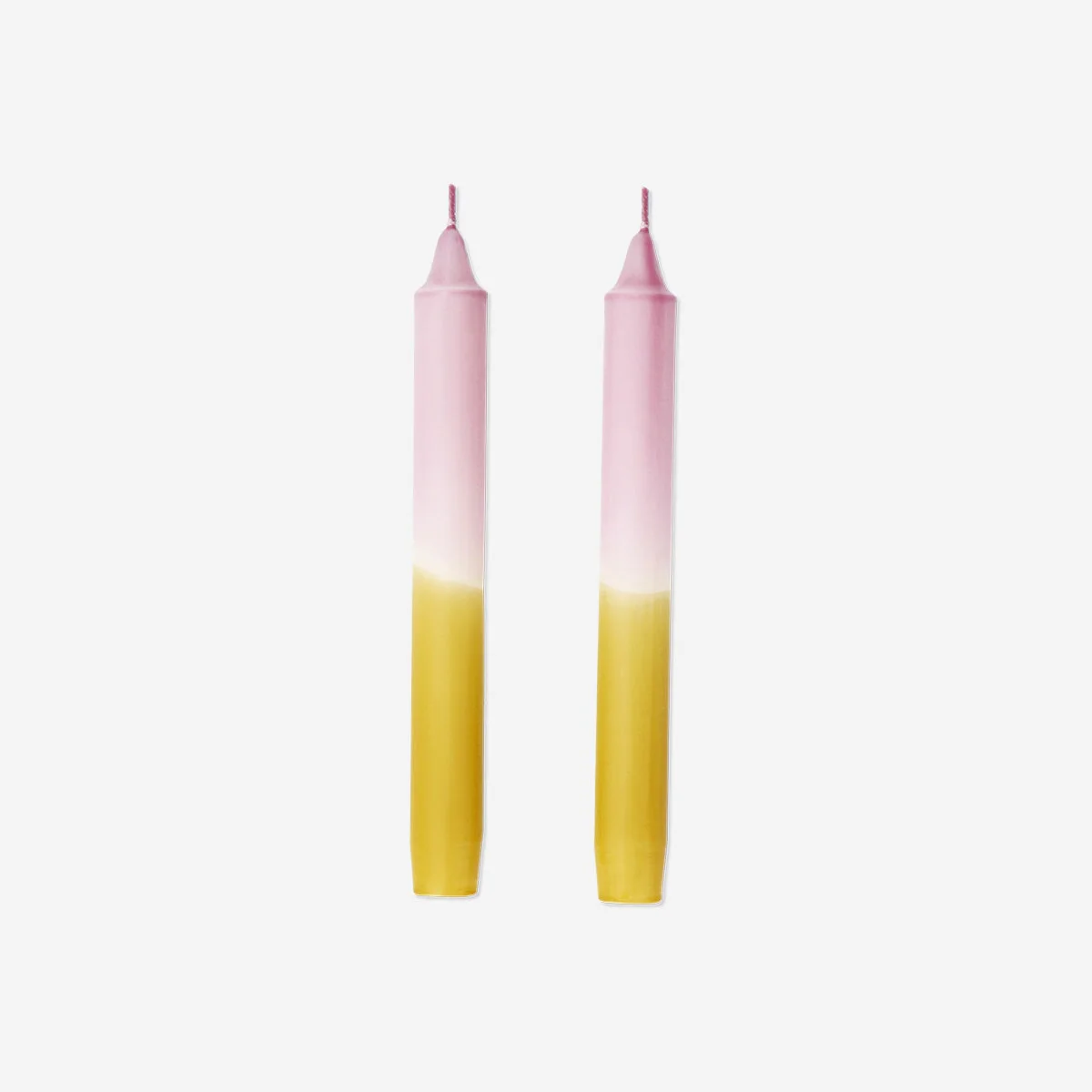 Dinner candles with dip dye - 20 cm - Image 2