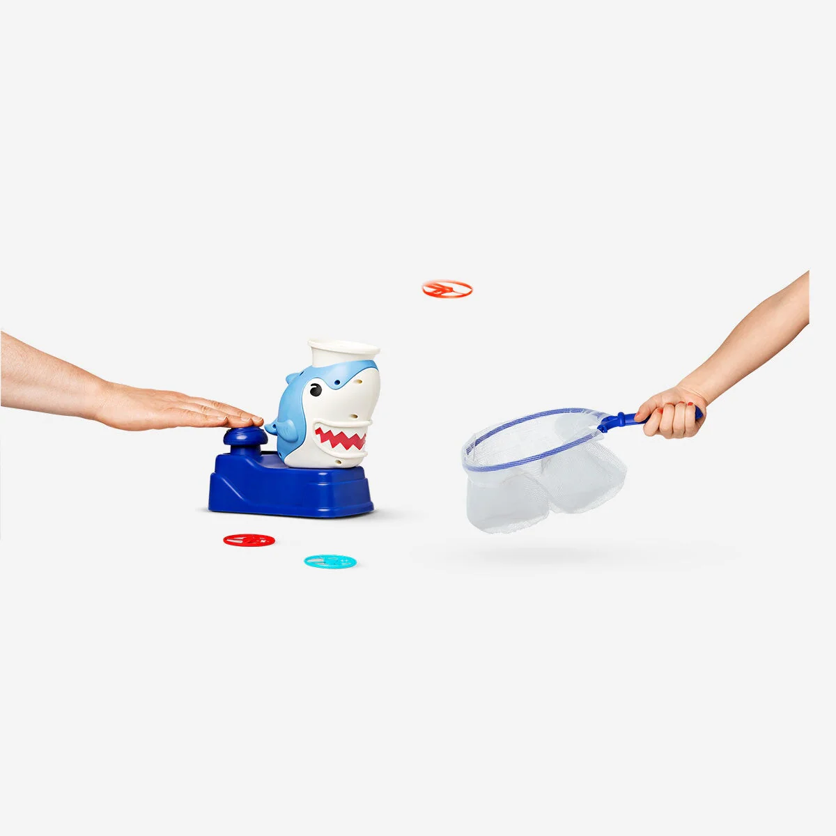 Disc-shooting shark