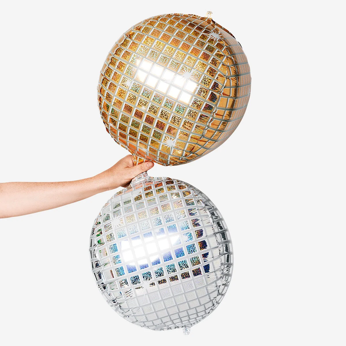 Disco ball foil balloon set - 3 pcs - Image 3