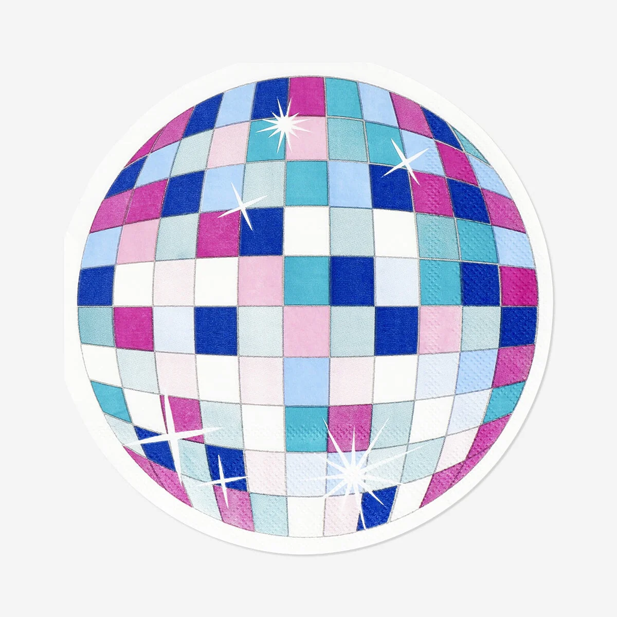 Disco ball napkins - 16 pcs - Image 2