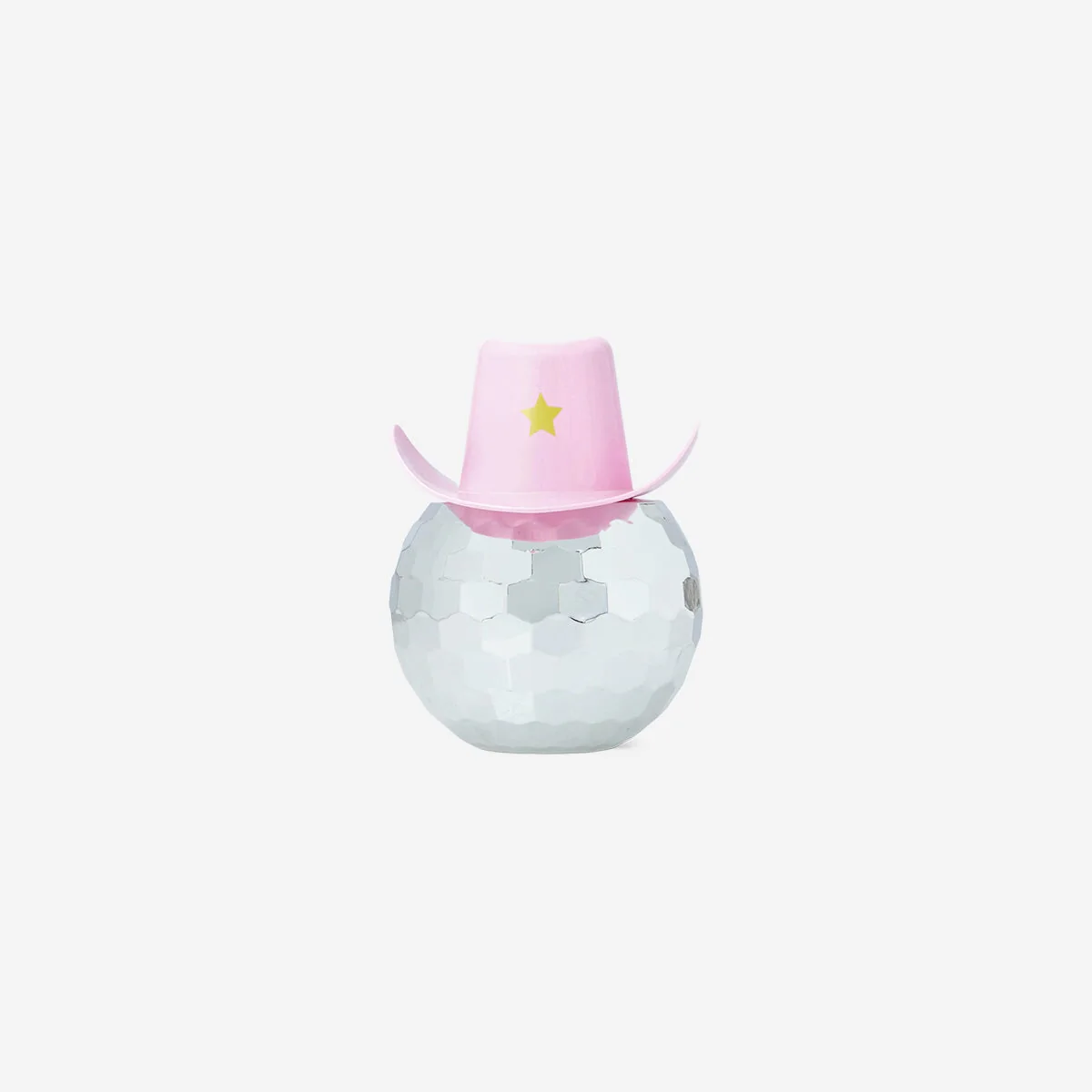 Disco cowboy hat vase - 11 cm