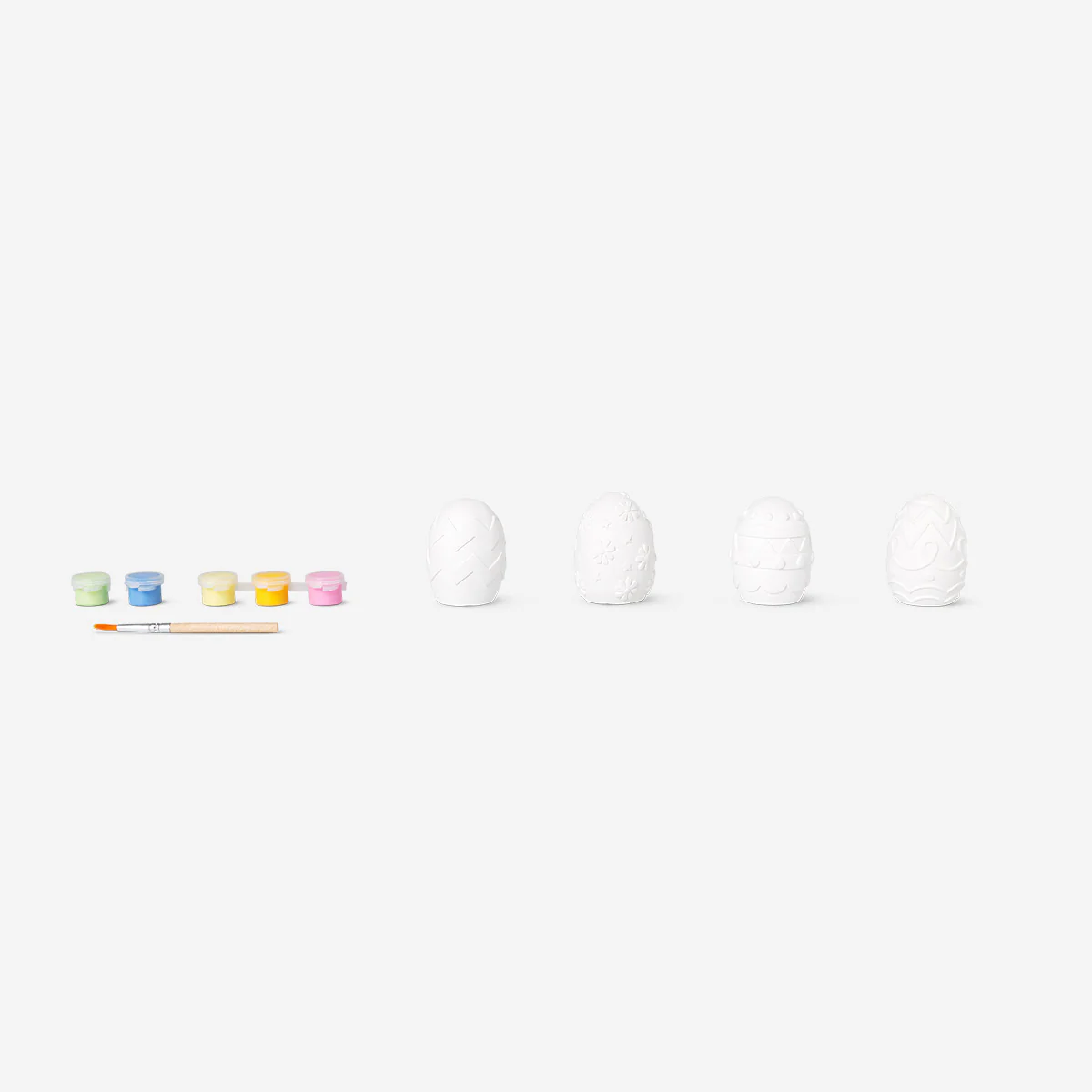 DIY ceramic Easter eggs - 4 pcs - Image 2