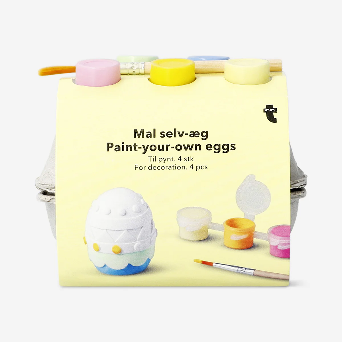 DIY ceramic Easter eggs - 4 pcs - Image 3
