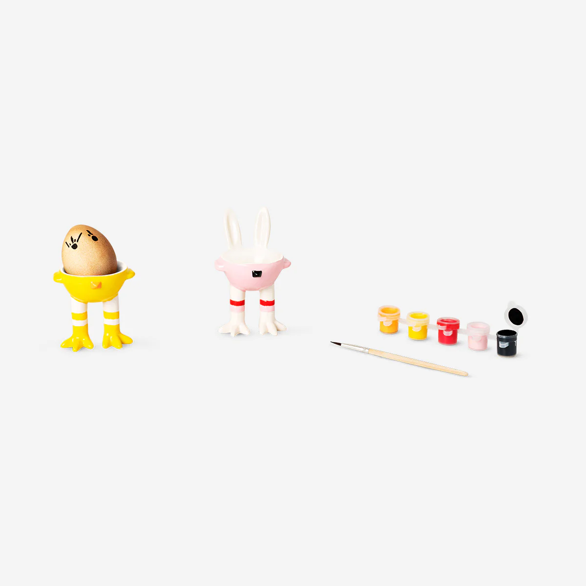 DIY ceramic egg cups