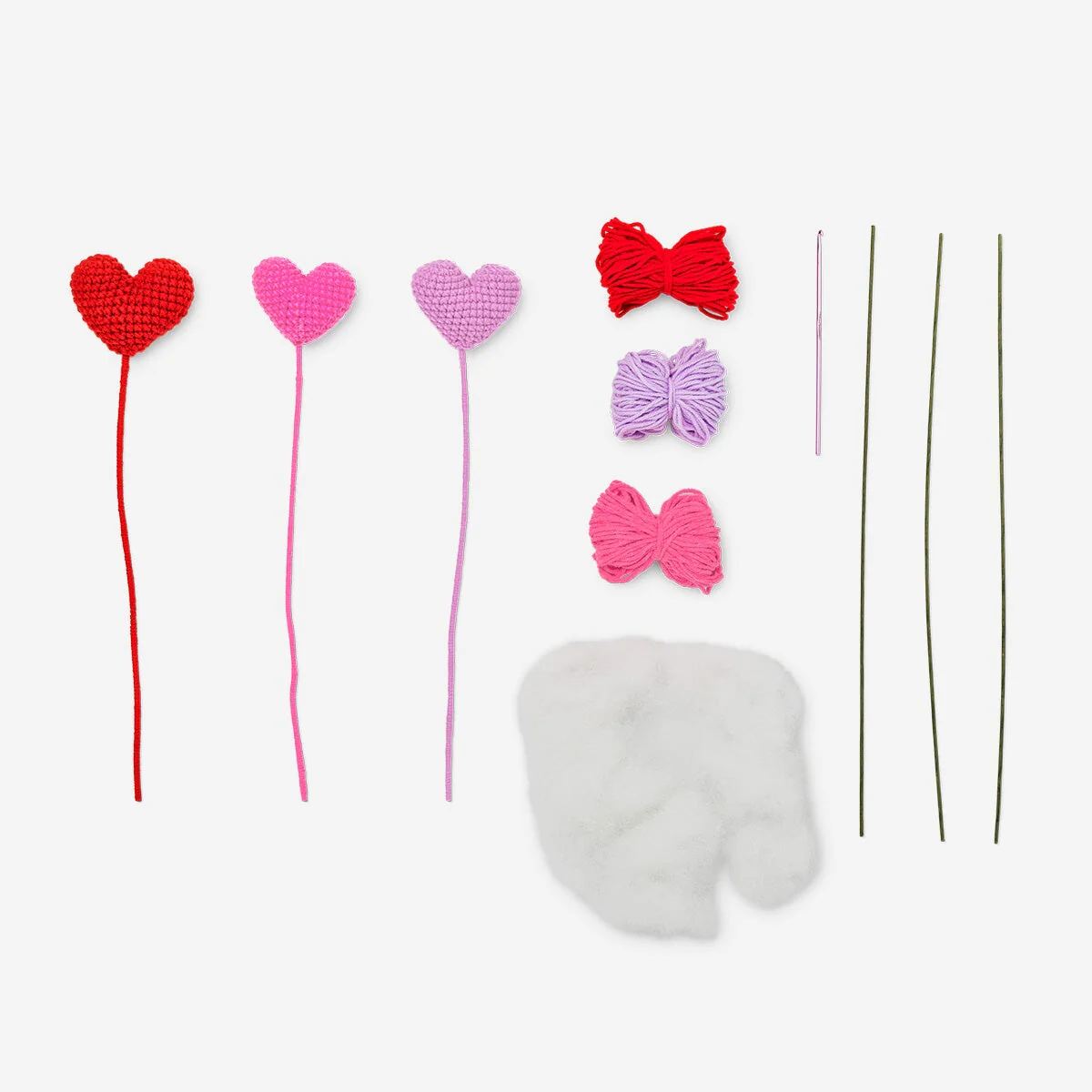 DIY crochet hearts kit - Image 2