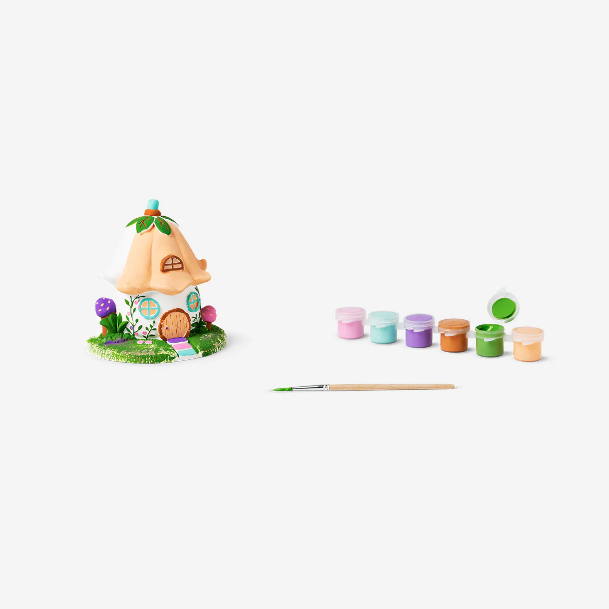 DIY fairy house with paint