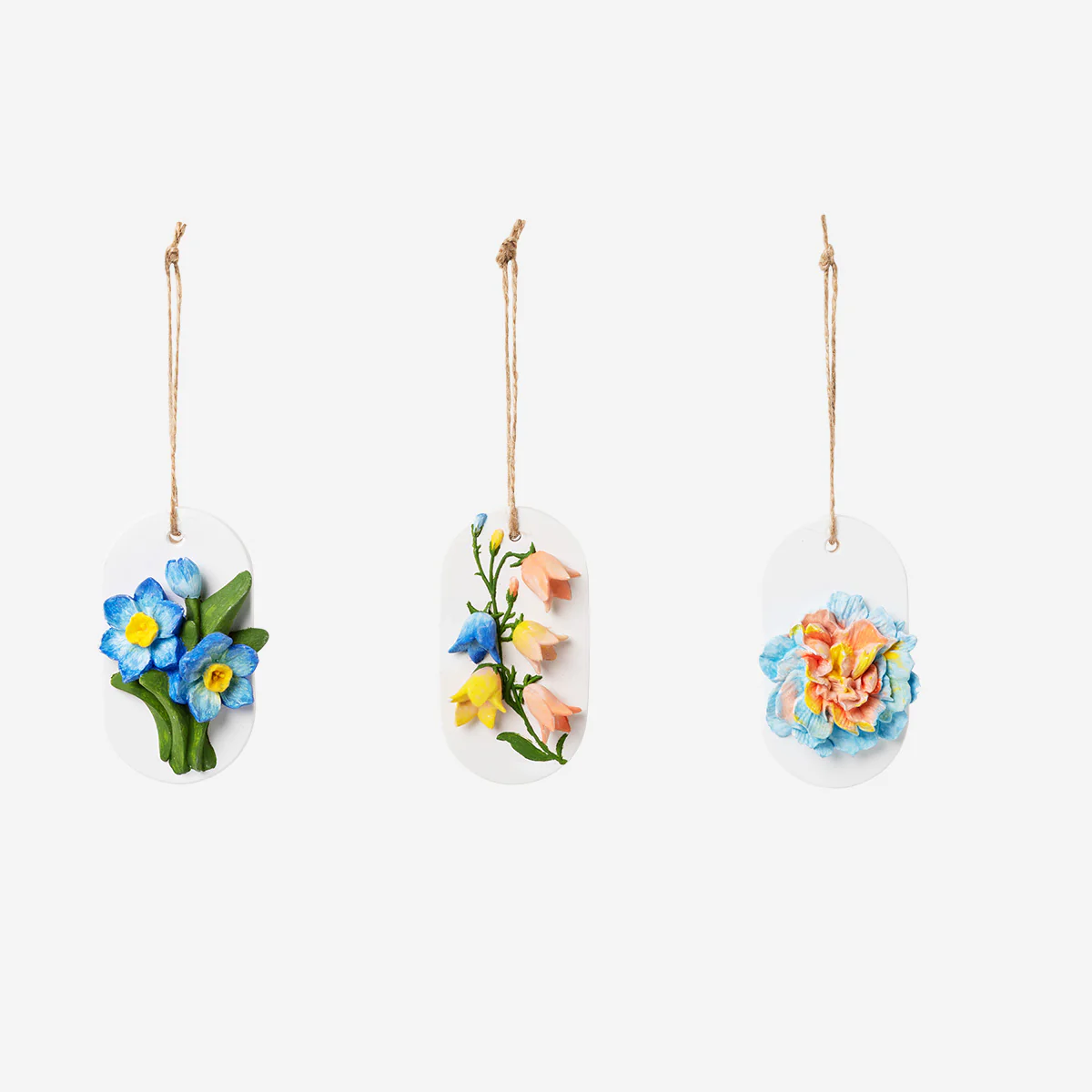DIY floral plaster decorations for hanging - Image 3