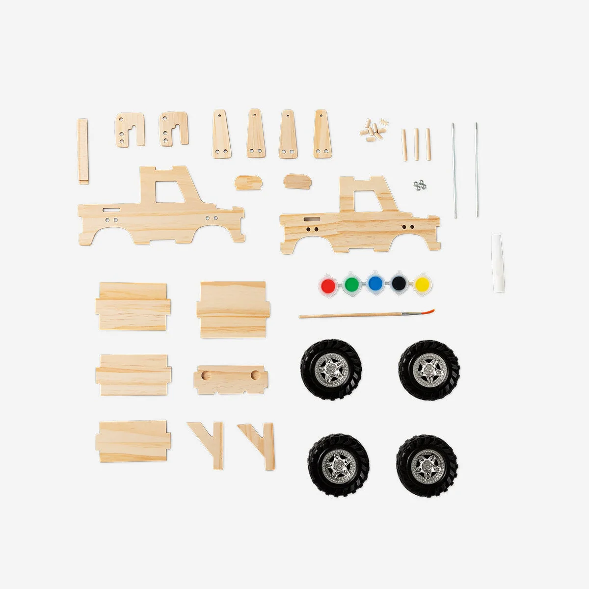 DIY monster truck with paint - 40 pcs - Image 2