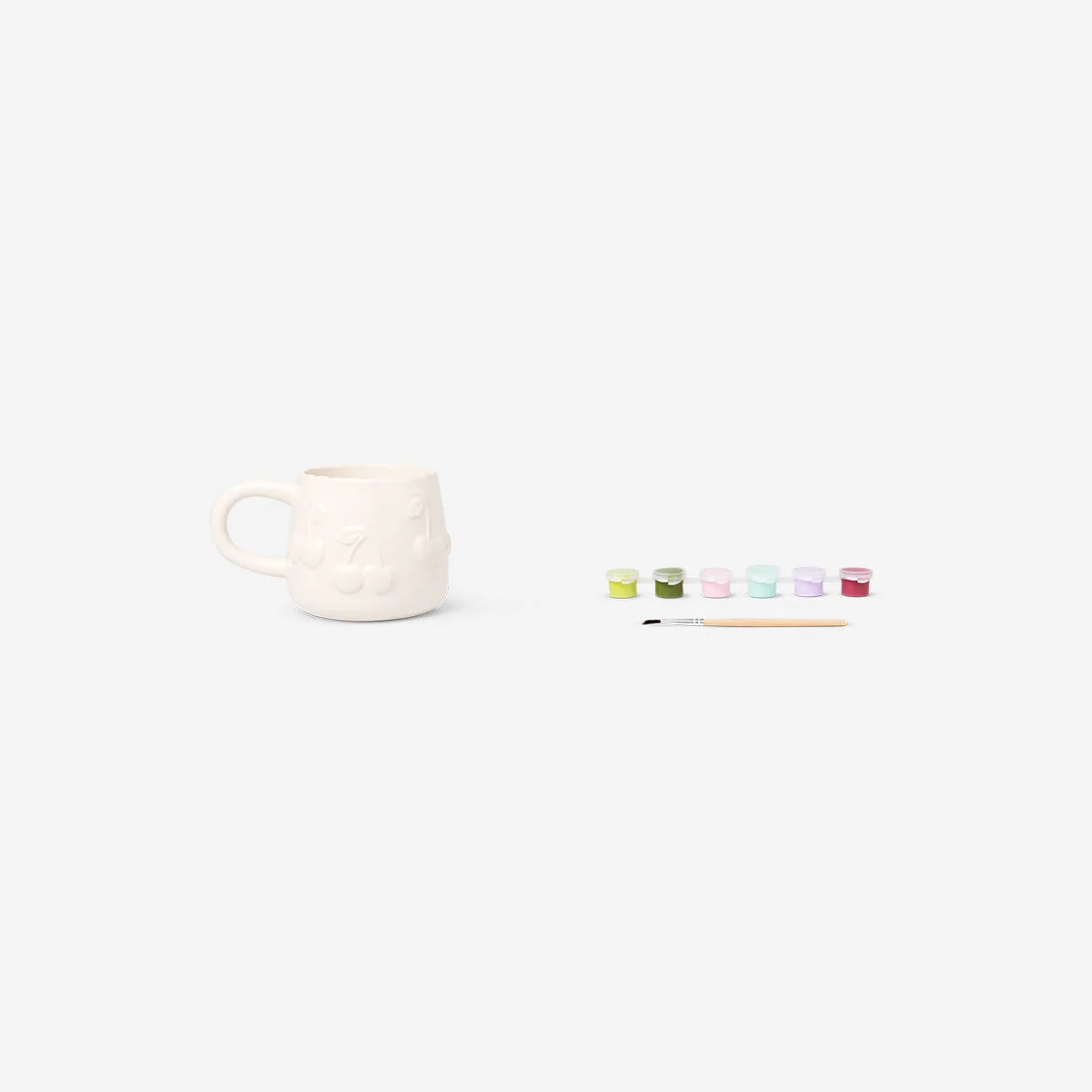 DIY mug with embossed cherries - 320 ml - Image 3