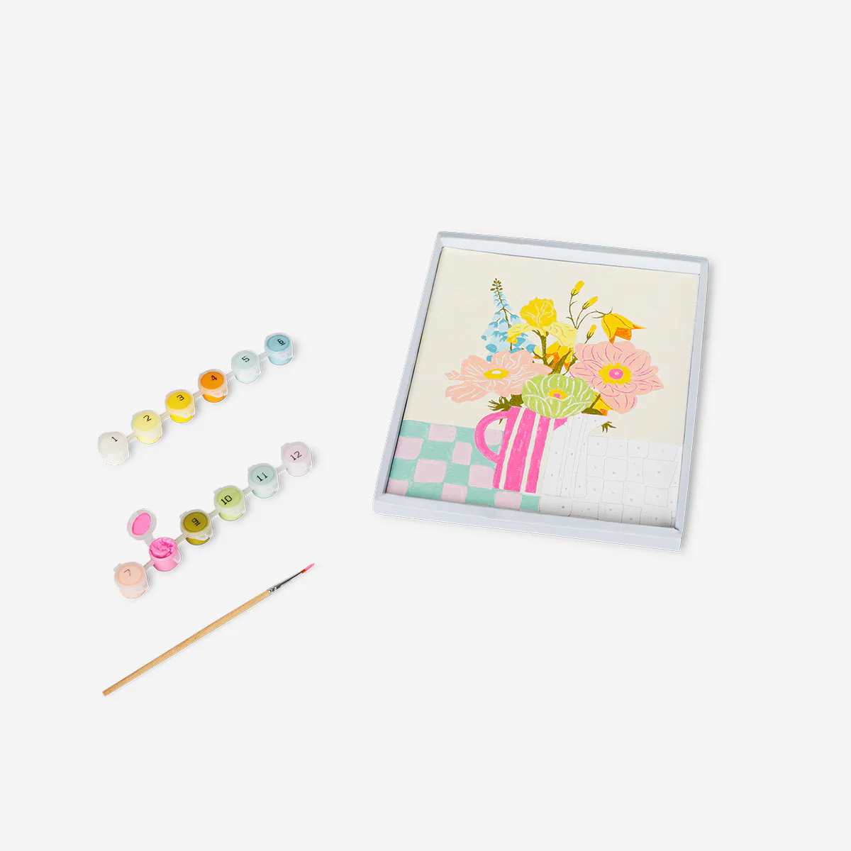 DIY paint by numbers flower bouquet - Image 2