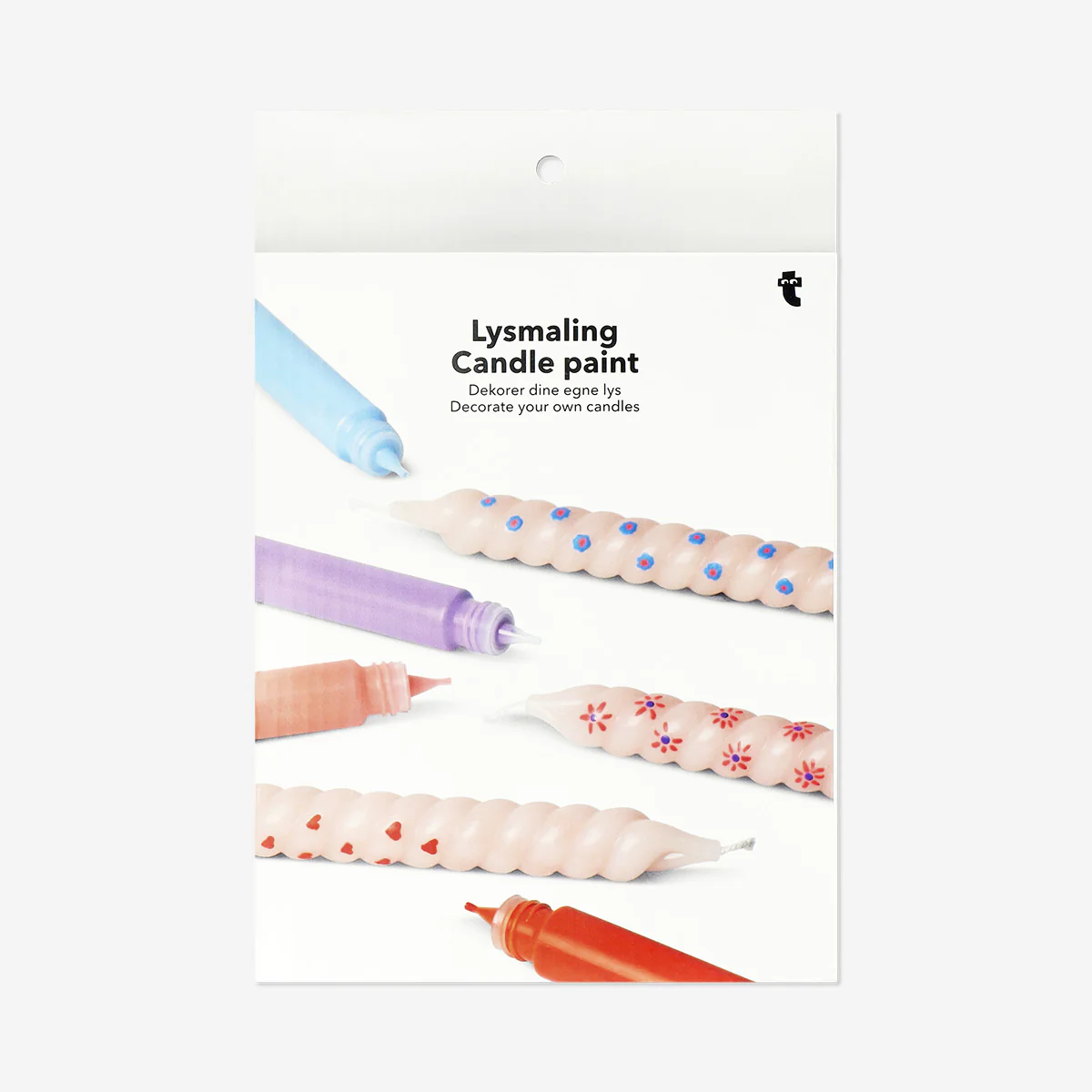 DIY painted candles - 3 pcs - Image 3