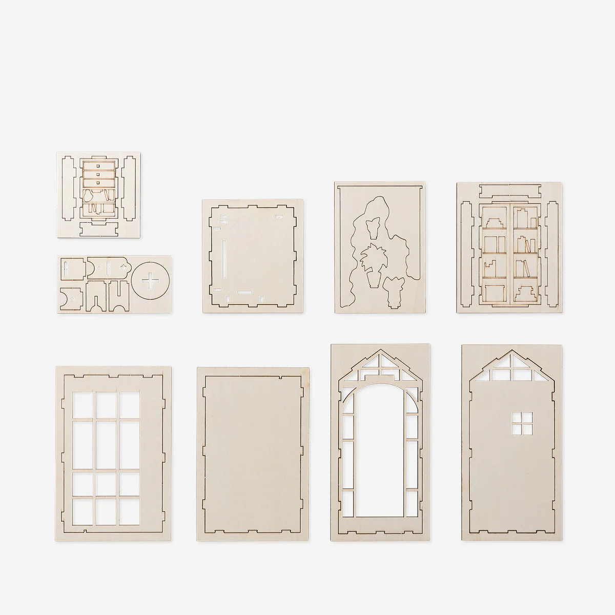 DIY wooden bookshelf decoration - Image 2