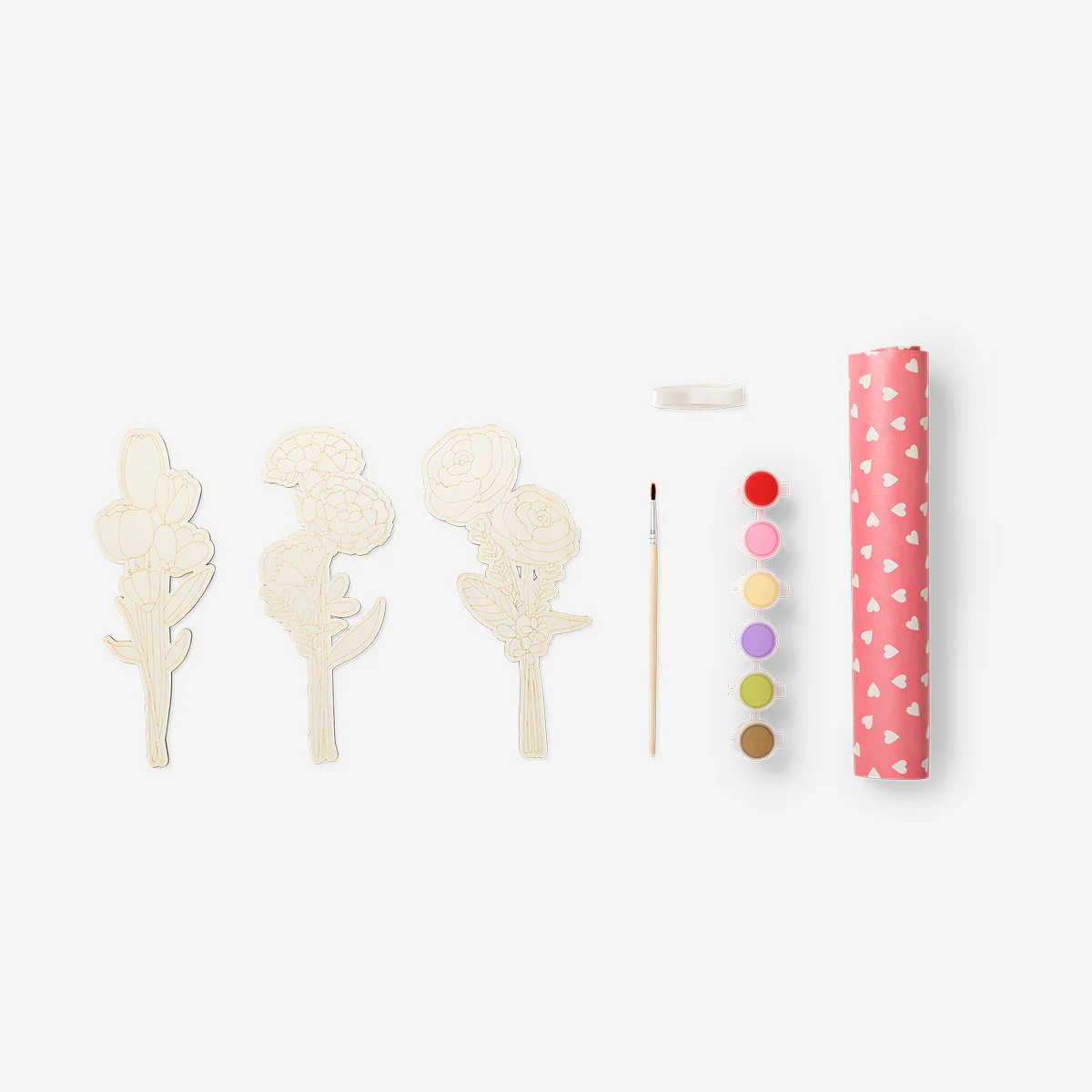 DIY wooden bouquet with paint - Image 2