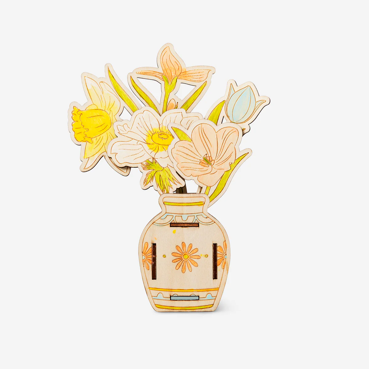 DIY wooden flower bouquet - Image 3