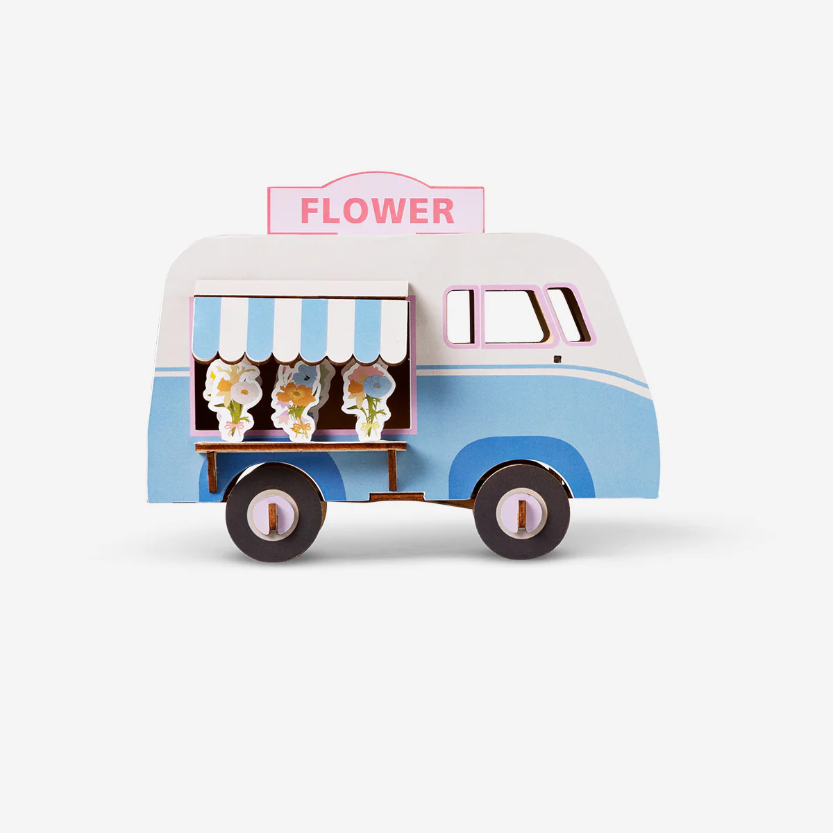 DIY wooden flower van - Image 3