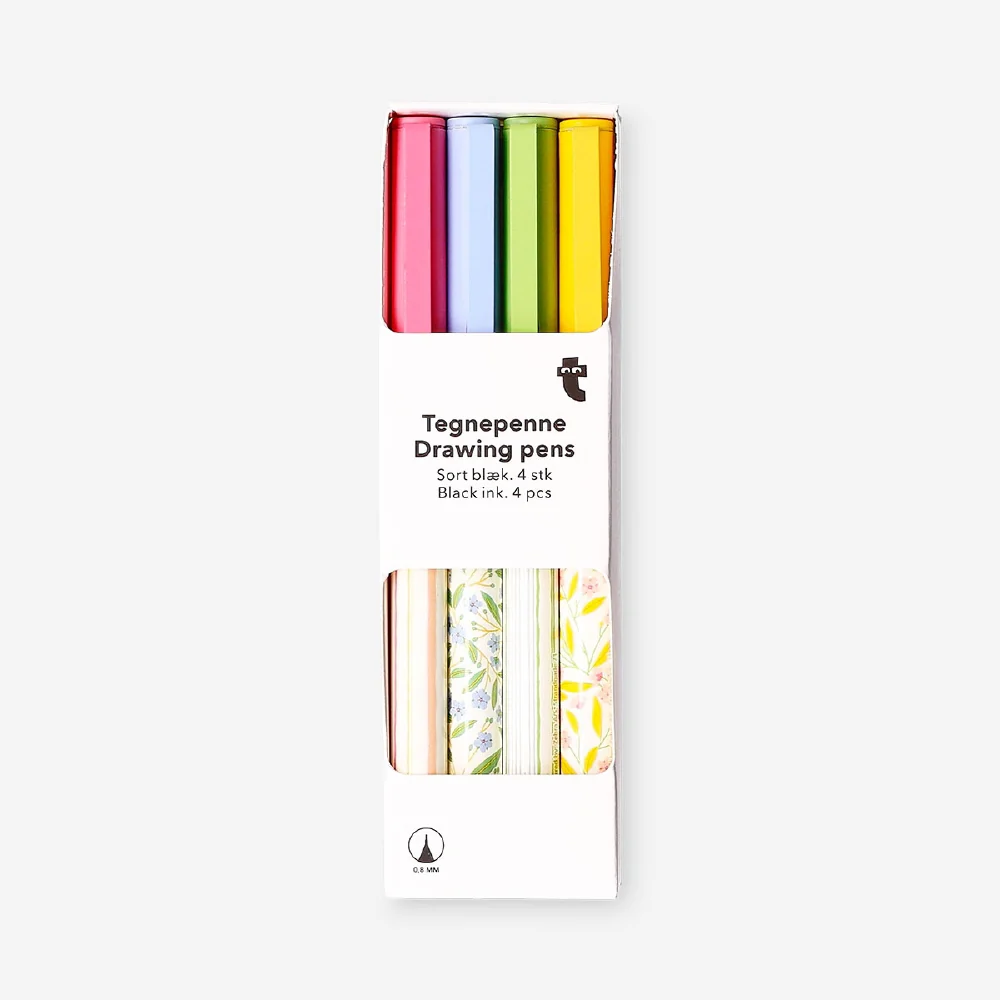 Drawing pens for journaling - 4 pcs - Image 3