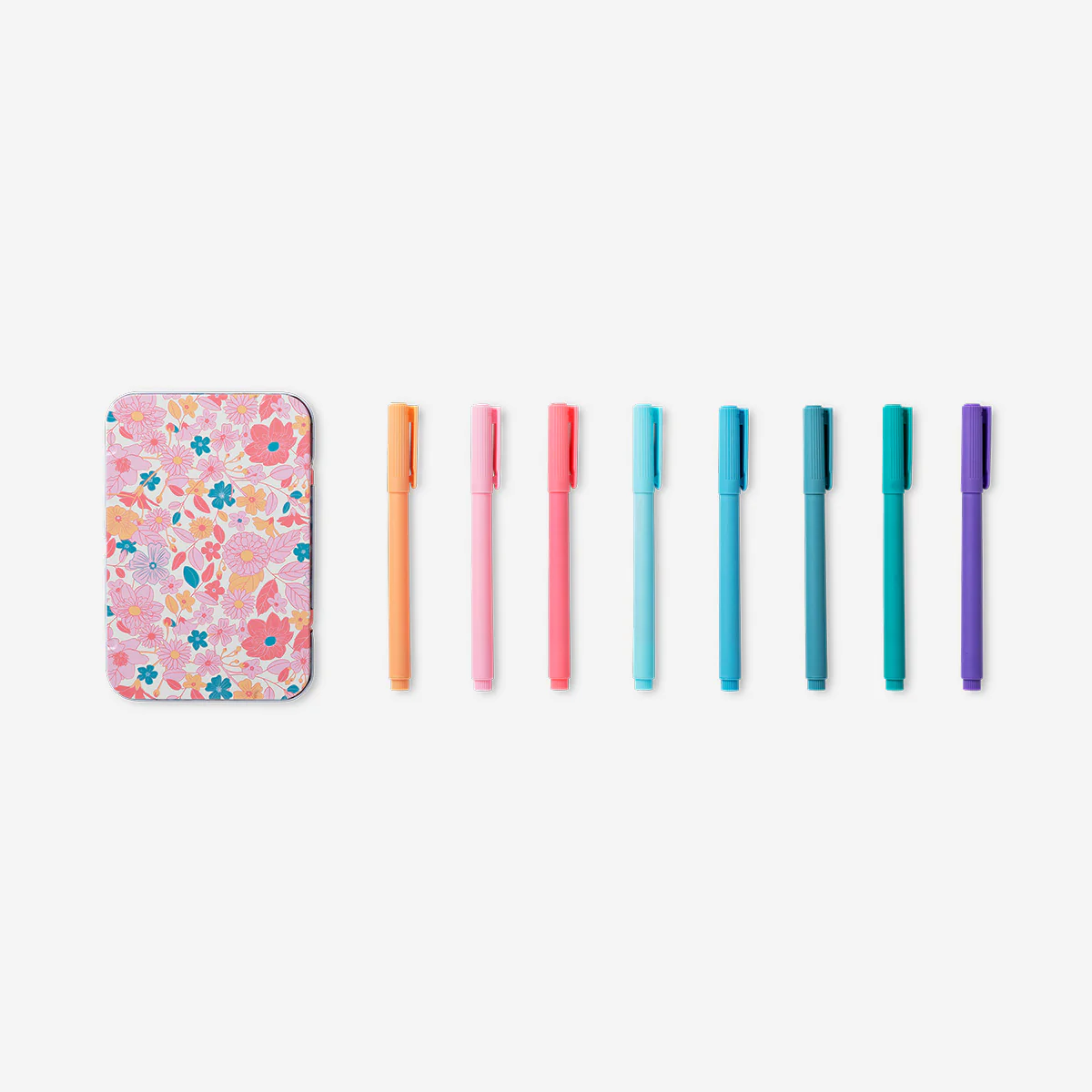 Drawing pens in tin box - 8 pcs - Image 2