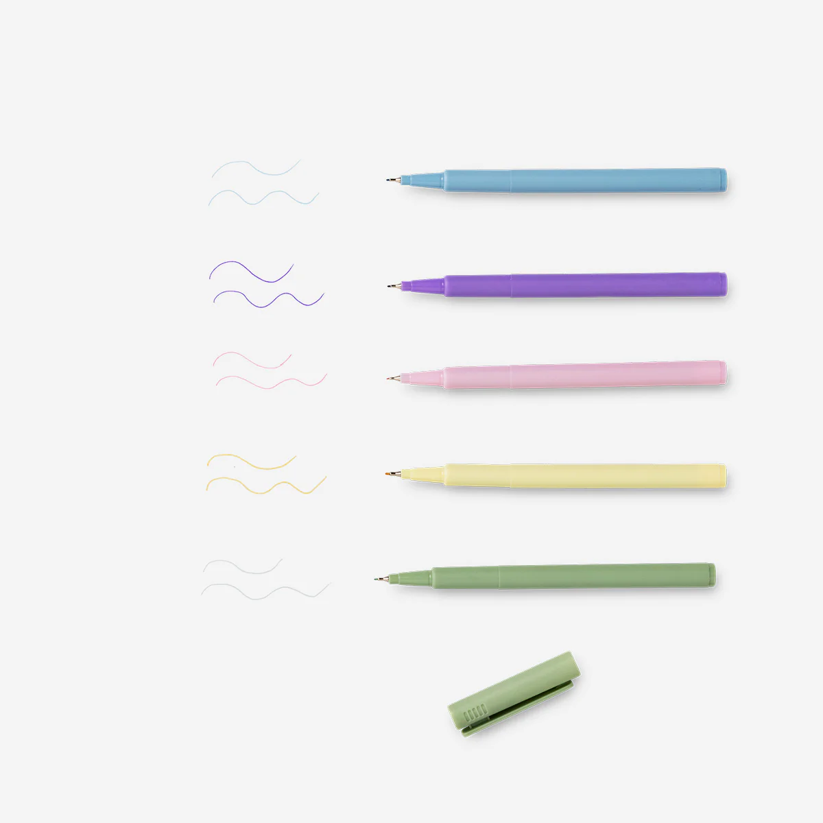 Drawing pens set - 5 pcs - Image 2