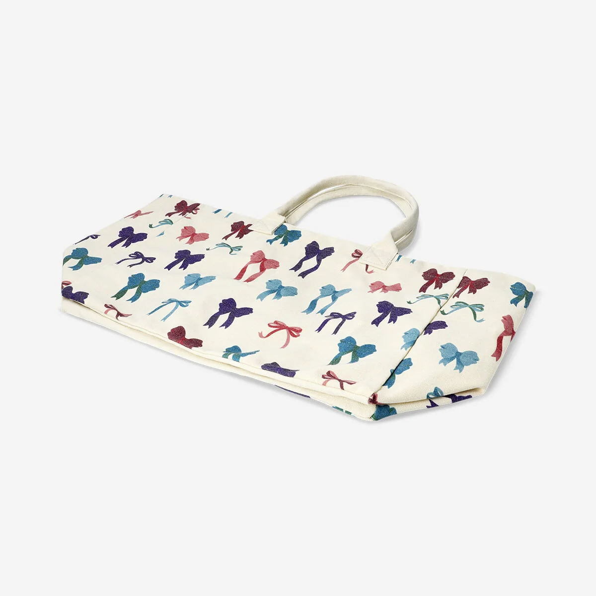 Drawstring tote bag with bow print - Image 2