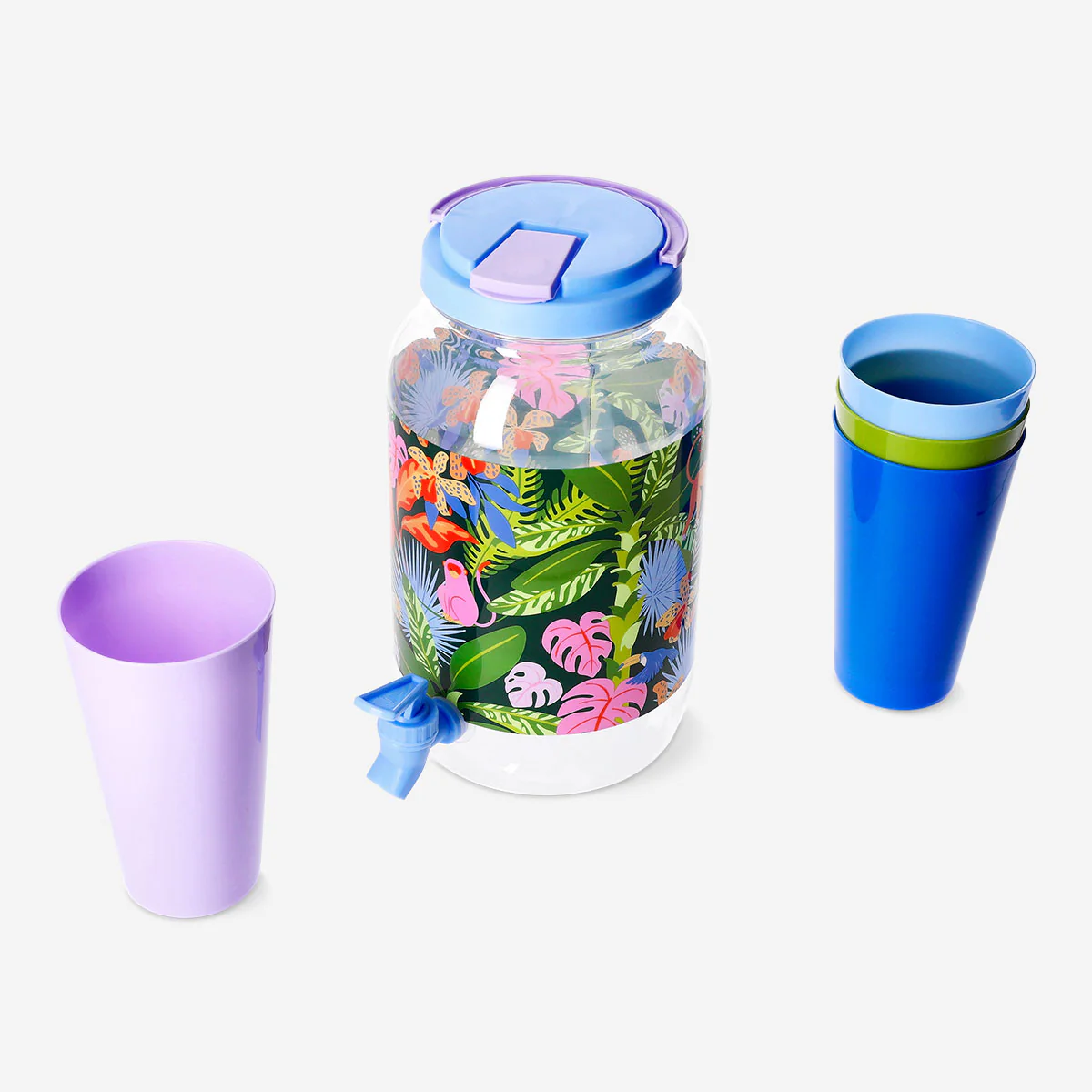 Drink dispenser with cups - 5 pcs - Image 2
