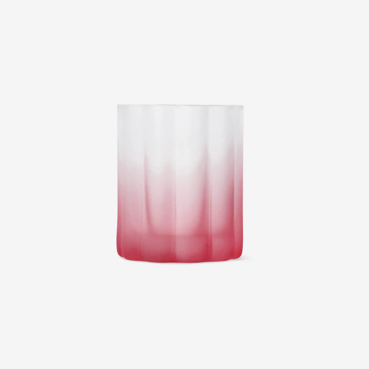 Drinking glass with frosted pink finish - 250 ml - Image 2