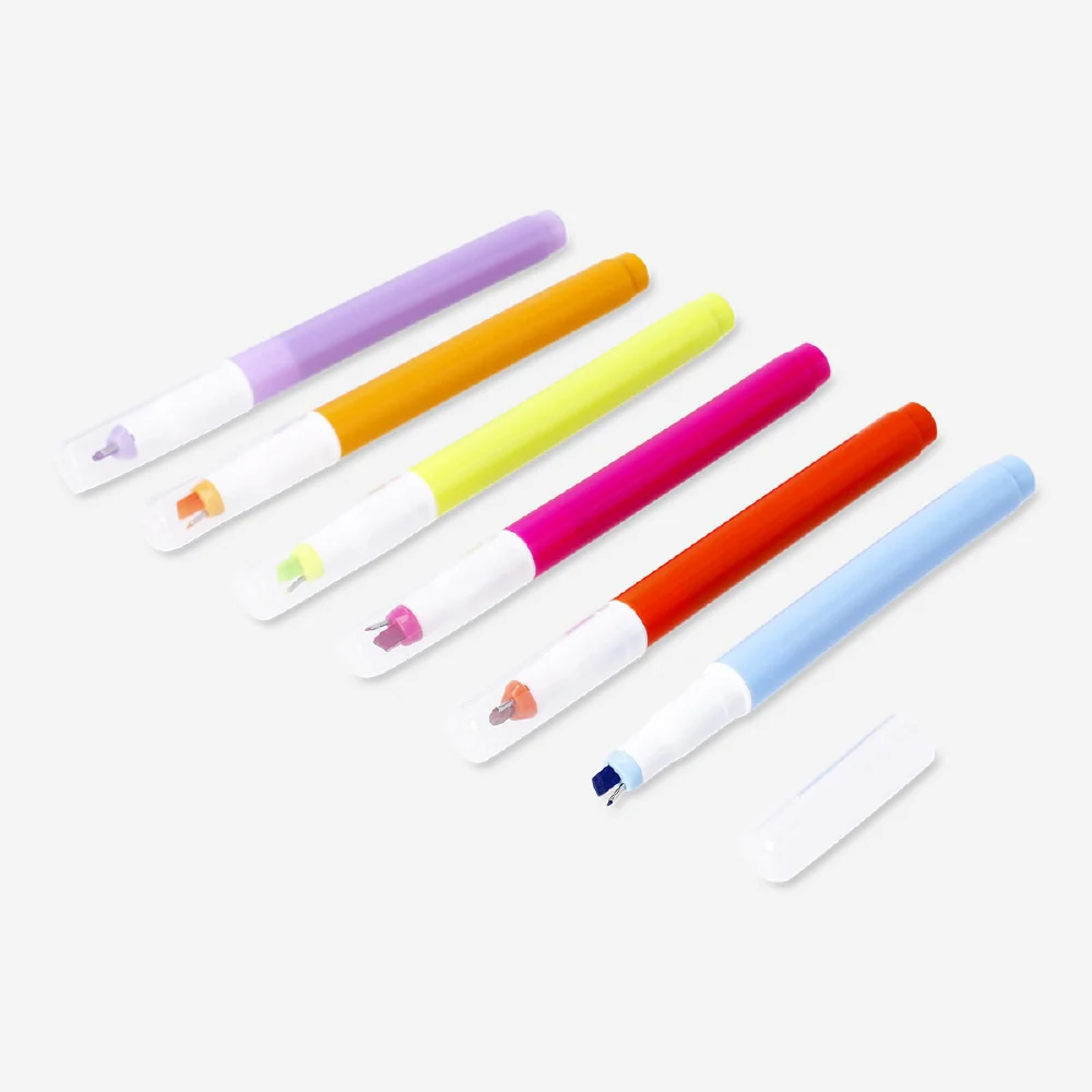 Dual-tip highlighters - 6 pcs - Image 3