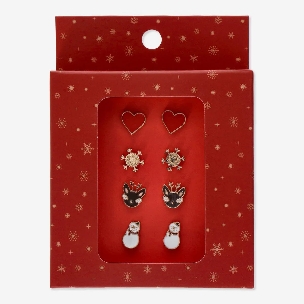 Ear studs. 4 pairs