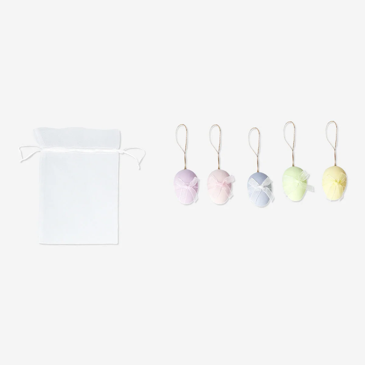 Easter eggs spring ornaments - 5 pcs - Image 3