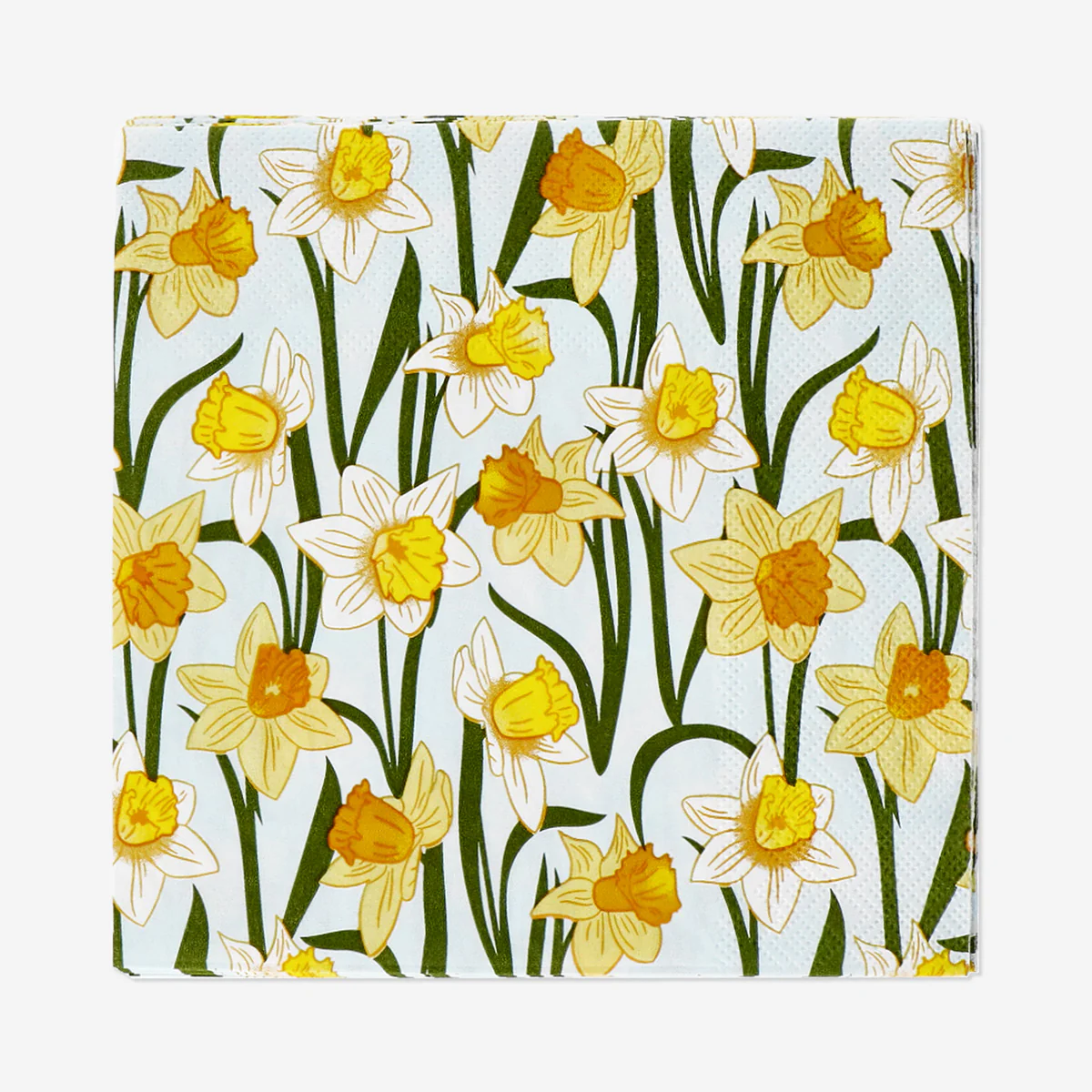 Daffodil flower napkins - 16 pcs - Image 2