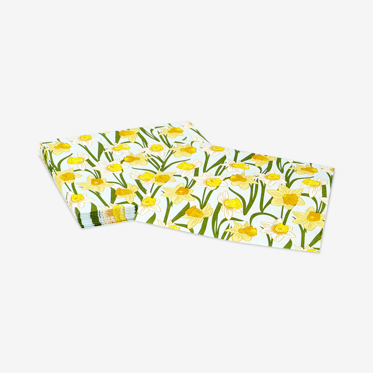 Daffodil flower napkins - 16 pcs - Image 3