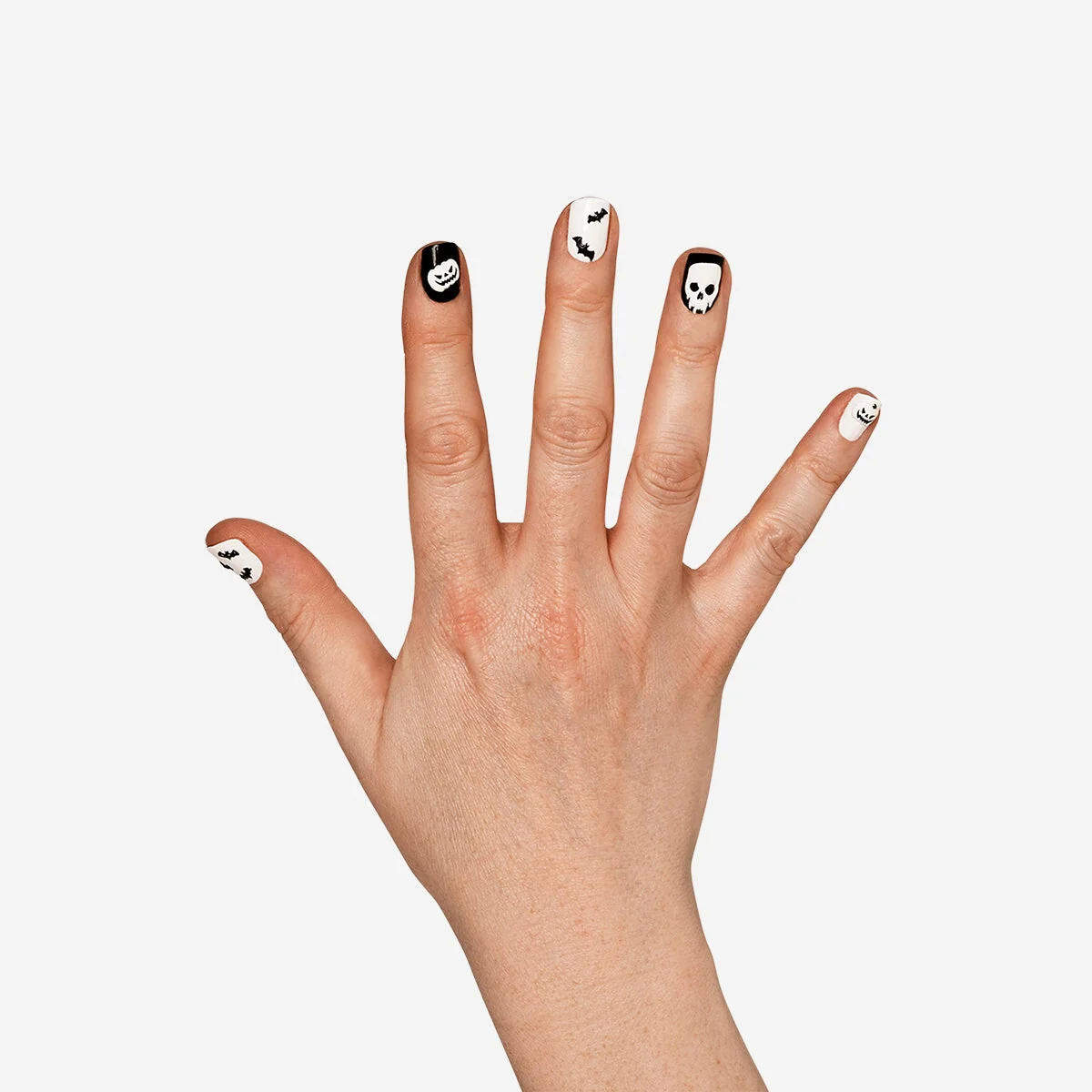 Embossed Halloween nail stickers